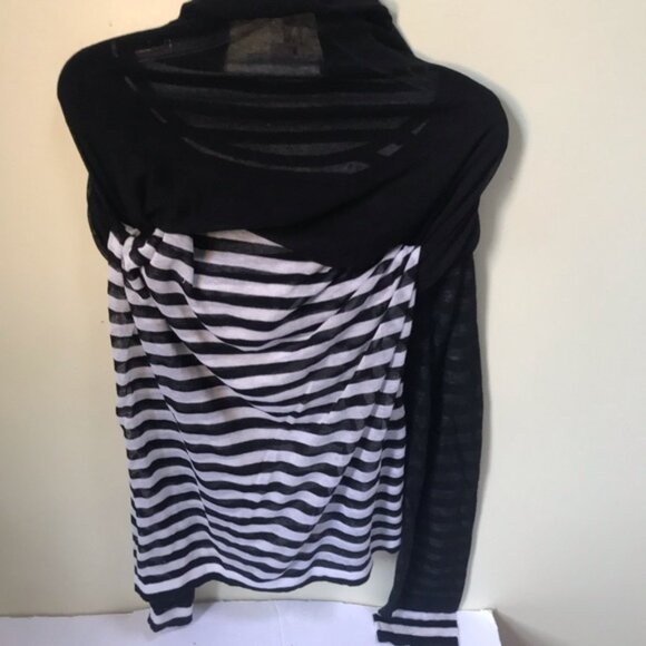 Michael Kors NEW Striped Sweater Layered Crew Soft Cotton Lightweight Preppy L - Picture 5 of 11